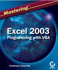 Bild: Mastering Excel 2003 Programming with VBA - Sybex
