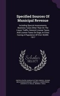 Enlarge image Cover: Specified Sources Of Municipal Revenue - Palala Press
