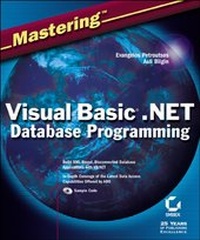 Enlarge image Cover: Mastering Visual Basic .NET Database Programming - Sybex