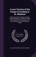 Cover: A new Version of the Gospel According to St. Matthew - Palala Press