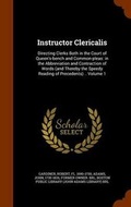 Cover: Instructor Clericalis - Arkose Press