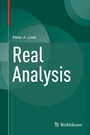 Cover: Real Analysis - Birkhäuser