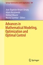 Cover: Advances in Mathematical Modeling, Optimization and Optimal Control - Springer
