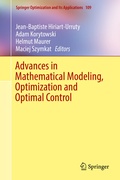 Cover: Advances in Mathematical Modeling, Optimization and Optimal Control - Springer