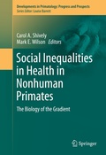 Cover: Social Inequalities in Health in Nonhuman Primates - Springer