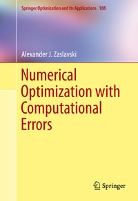 Abbildung von: Numerical Optimization with Computational Errors - Springer
