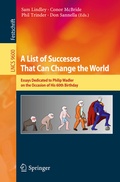 Cover: A List of Successes That Can Change the World - Springer