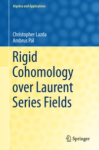 Abbildung von: Rigid Cohomology over Laurent Series Fields - Springer
