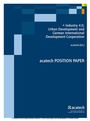 Cover: Industry 4.0, Urban Development and German International Development Cooperation - utzverlag