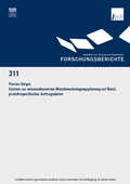 Cover: System zur wissensbasierten Maschinenbelegungsplanung auf Basis produktspezifischer Auftragsdaten - utzverlag