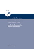 Cover: Schulen im kommunalen Bildungsmanagement - Universit&auml;tsverlag Potsdam