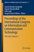 Cover: Proceedings of the International Congress on Information and Communication Technology - Springer