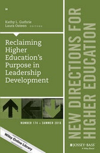 Enlarge image Cover: Reclaiming Higher Education's Purpose in Leadership Development - Wiley