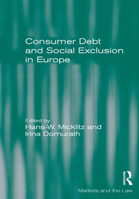 Abbildung von: Consumer Debt and Social Exclusion in Europe - Routledge