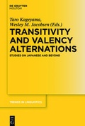 Cover: Transitivity and Valency Alternations - De Gruyter Mouton