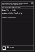 Cover: Das Verbot der Auslandsbestechung - Nomos