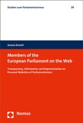 Cover: Members of the European Parliament on the Web - Nomos