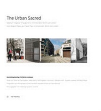 Enlarge image Cover: The Urban Sacred - Metropol-Verlag