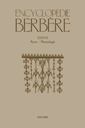 Cover: Encyclopedie Berbere. Fasc. XXXVII - Peeters Publishers
