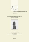 Cover: Le Journal d'Antoine Galland (1646-1715): la periode parisienne. Volume III: 1712-1713 - Peeters Publishers