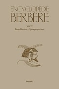 Cover: Encyclopedie Berbere. Fasc. XXXIX - Peeters Publishers