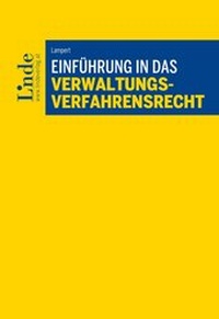 Abbildung von: Einführung in das Verwaltungsverfahrensrecht - Linde