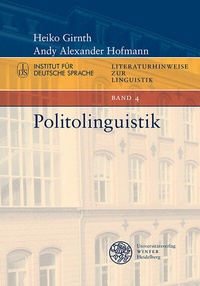 Abbildung von: Politolinguistik - Universitätsverlag Winter