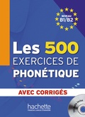 Cover: Les 500 exercices de phon&eacute;tique - Hueber Verlag