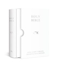 Cover: HOLY BIBLE: King James Version (KJV) White Presentation Edition - William Collins