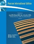 Cover: Introductory Mathematical Analysis for Business, Economics and the Life and Social Sciences - Pearson