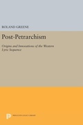 Cover: Post-Petrarchism - Princeton University Press