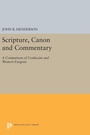 Cover: Scripture, Canon and Commentary - Princeton University Press
