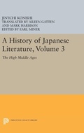 Cover: A History of Japanese Literature, Volume 3 - Princeton University Press
