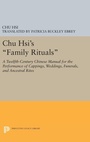 Cover: Chu Hsi's Family Rituals - Princeton University Press
