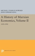 Cover: A History of Marxian Economics, Volume II - Princeton University Press