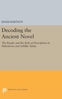 Cover: Decoding the Ancient Novel - Princeton University Press