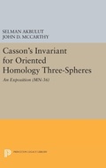 Cover: Casson's Invariant for Oriented Homology Three-Spheres - Princeton University Press
