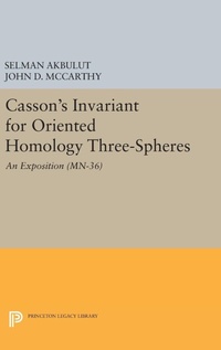 Abbildung von: Casson's Invariant for Oriented Homology Three-Spheres - Princeton University Press