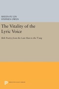 Cover: The Vitality of the Lyric Voice - Princeton University Press