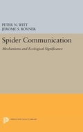 Cover: Spider Communication - Princeton University Press