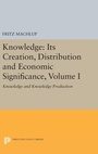 Cover: Knowledge: Its Creation, Distribution and Economic Significance, Volume I - Princeton University Press