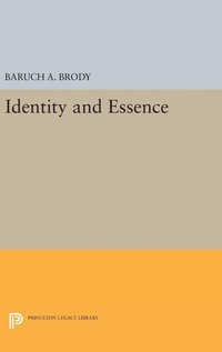 Enlarge image Cover: Identity and Essence - Princeton University Press