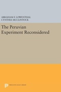 Cover: The Peruvian Experiment Reconsidered - Princeton University Press