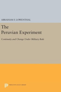 Enlarge image Cover: The Peruvian Experiment - Princeton University Press