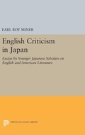 Cover: English Criticism in Japan - Princeton University Press