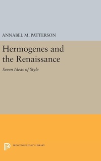 Enlarge image Cover: Hermogenes and the Renaissance - Princeton University Press