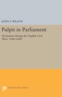 Cover: Pulpit in Parliament - Princeton University Press