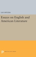 Cover: Essays on English and American Literature - Princeton University Press