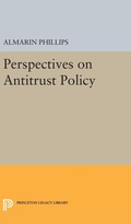 Cover: Perspectives on Antitrust Policy - Princeton University Press