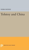 Cover: Tolstoy and China - Princeton University Press